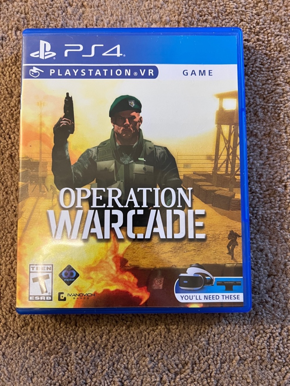 Sony PS4 Operation Warcade (Blue Case)